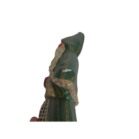 Vintage 1990 Vaillancourt Santa Claus Father Christmas Folk Art 9" READ - Picture 11 of 11